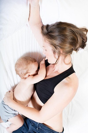 Kindred Bravely French Terry Racerback Nursing Sleep Bra for Maternity / Breastfeeding